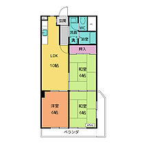 ハピネス山之手  ｜ 愛知県豊田市山之手３丁目（賃貸マンション3LDK・2階・57.10㎡） その2