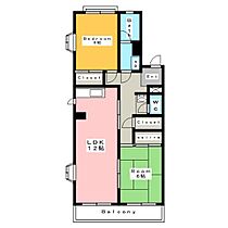 サンロイヤル  ｜ 愛知県西尾市戸ケ崎２丁目（賃貸マンション2LDK・2階・59.40㎡） その2