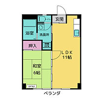 クリスタル  ｜ 愛知県安城市里町１丁目（賃貸マンション1LDK・3階・34.92㎡） その2