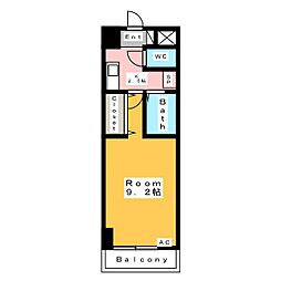 A・City三河安城東町 1Kの間取図画像