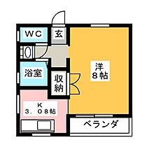 シャルムＹ  ｜ 愛知県犬山市大字羽黒字東畑（賃貸アパート1R・1階・26.10㎡） その2