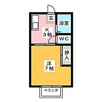 ハイツあい幸Ａ  ｜ 愛知県犬山市丸山天白町（賃貸アパート1K・2階・23.10㎡） その2