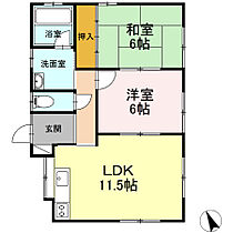 サンライズ今枝  ｜ 愛知県丹羽郡扶桑町大字柏森字天神（賃貸アパート2LDK・1階・55.49㎡） その2