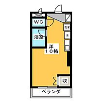 大口平和マンション  ｜ 愛知県丹羽郡大口町余野１丁目（賃貸マンション1R・4階・25.53㎡） その2