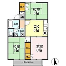 ＷＯＯＤＹ　ＴＯＷＮ　1  ｜ 愛知県丹羽郡大口町下小口１丁目（賃貸アパート2LDK・2階・53.73㎡） その2