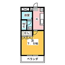 プチ・カノン  ｜ 愛知県丹羽郡扶桑町大字柏森字黒野（賃貸マンション1K・2階・24.75㎡） その2