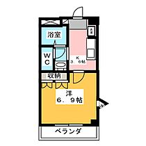 カトレア136  ｜ 愛知県犬山市大字羽黒新田字西屋敷（賃貸マンション1K・2階・24.84㎡） その2