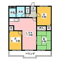 アベニールみやじま  ｜ 愛知県犬山市大字羽黒字城屋敷（賃貸マンション3LDK・3階・65.61㎡） その2