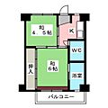 ビレッジハウス塔野地1号棟3階3.1万円