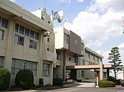 役所「大口町役場まで870m」