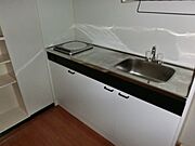 電気コンロタイプのキッチンです