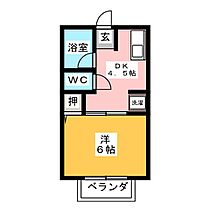 シャルム ともみ A  ｜ 愛知県豊田市深田町３丁目（賃貸アパート1DK・1階・22.68㎡） その2