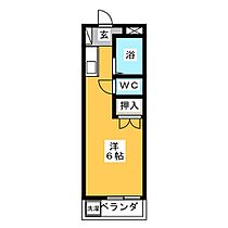 グリーンパーク平成  ｜ 愛知県豊田市御幸本町７丁目（賃貸マンション1R・2階・20.52㎡） その2