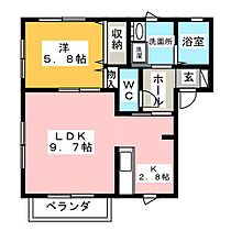 細谷一番館　Ｂ  ｜ 愛知県豊田市細谷町４丁目（賃貸アパート1LDK・1階・43.75㎡） その2