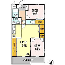 ミヤマヒルズ  ｜ 愛知県豊田市美山町４丁目（賃貸マンション2LDK・2階・65.48㎡） その2