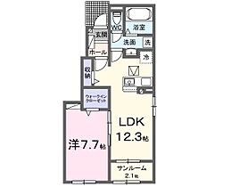 オリーブI 101 ｜ 愛知県豊田市若林東町石根68番地1（賃貸アパート1LDK・1階・50.14㎡） その2