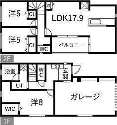リュクラージュA 3LDKの間取図画像
