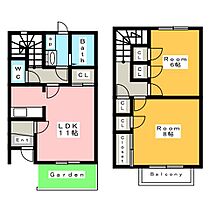 ディアコート伊藤  ｜ 愛知県西尾市伊藤４丁目（賃貸テラスハウス2LDK・1階・60.00㎡） その2