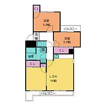 サンライズ花井  ｜ 愛知県安城市池浦町丸田（賃貸マンション2LDK・4階・68.50㎡） その2