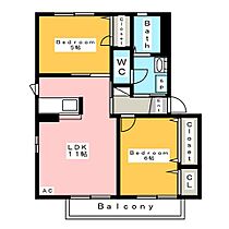 シャーメゾンＳＡＫＵＲＡＩ　A  ｜ 愛知県安城市桜井町貝戸尻（賃貸アパート2LDK・2階・49.80㎡） その2