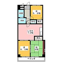 グレイシャス・Ｕ  ｜ 愛知県稲沢市井之口本町（賃貸マンション3LDK・4階・65.12㎡） その2