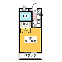 ユーハイムＹ・III  ｜ 愛知県稲沢市駅前３丁目（賃貸マンション1R・3階・19.53㎡） その2