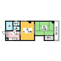 ミスター95  ｜ 愛知県稲沢市長束町観音寺田（賃貸マンション2K・2階・34.00㎡） その2