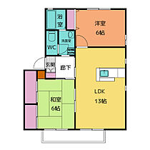 クレールＫ 201 ｜ 愛知県清須市一場土居170-8（賃貸アパート2LDK・2階・55.00㎡） その2