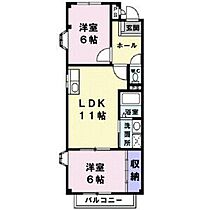 グリーンハイツB  ｜ 愛知県清須市春日落合（賃貸アパート2LDK・2階・50.60㎡） その2