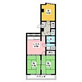 キャッスルクリーンハイツ2階4.0万円