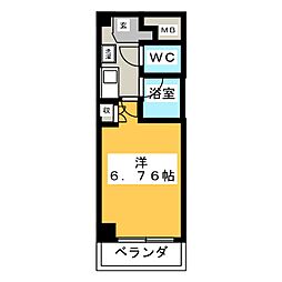 グレース国府宮 1Kの間取図画像