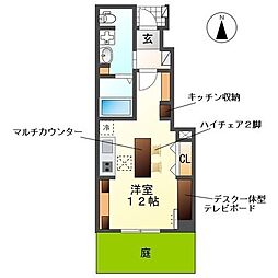 間取図画像 ワンルーム