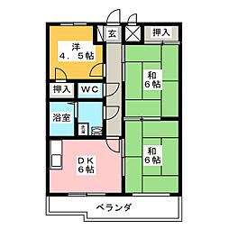 ハウスオブY 3DKの間取図画像