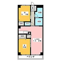 ガウディエスト  ｜ 愛知県小牧市大字東田中（賃貸マンション2LDK・3階・57.55㎡） その2