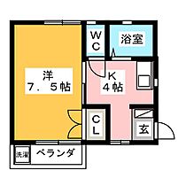 ラフォルテ美館  ｜ 愛知県知立市谷田町宝土（賃貸アパート1K・2階・22.50㎡） その2