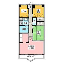 ダイアパレス知立  ｜ 愛知県知立市南陽１丁目（賃貸マンション3LDK・8階・72.59㎡） その2