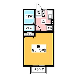 間取図画像 1K