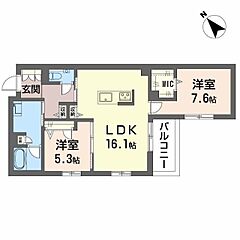 物件の間取り