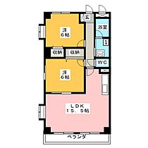 Ｐｅａｃｈ花の家  ｜ 愛知県東海市加木屋町西御門（賃貸マンション2LDK・7階・59.40㎡） その2