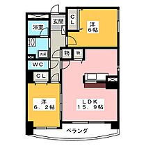 エスポワール渡内  ｜ 愛知県東海市荒尾町山ノ神前（賃貸マンション2LDK・1階・64.47㎡） その2