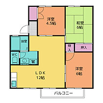 セジュール青雲　B棟  ｜ 愛知県大府市江端町５丁目（賃貸アパート3LDK・2階・62.68㎡） その2