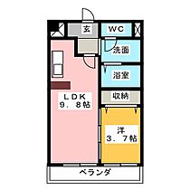 コンフォートＧＭ　III  ｜ 愛知県東海市加木屋町東大堀（賃貸マンション1LDK・2階・35.14㎡） その2