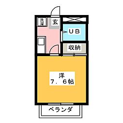 間取図画像 1K