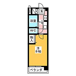 間取図画像 1K