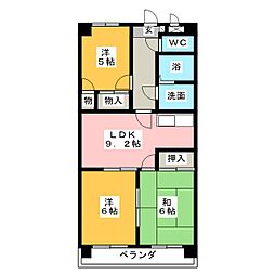 S・D・スクエア2 3LDKの間取図画像
