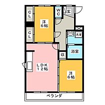 グロリアス  ｜ 愛知県知多市八幡新町１丁目（賃貸マンション2LDK・2階・56.50㎡） その2