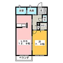 ＭＡＲＶＥＬＯＵＳ朝倉  ｜ 愛知県知多市朝倉町（賃貸アパート1LDK・2階・51.36㎡） その2