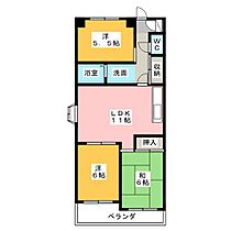 ルミエール・ミワ  ｜ 愛知県岩倉市稲荷町羽根（賃貸マンション3LDK・3階・62.64㎡） その2