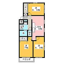 ハールピイヒルズ777  ｜ 愛知県岩倉市大山寺町（賃貸アパート3LDK・1階・61.38㎡） その2