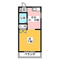 ブランチＰ．Ｓ  ｜ 愛知県岩倉市昭和町２丁目（賃貸マンション1DK・4階・24.82㎡） その2